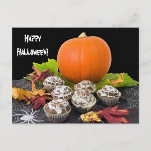 Pumpkin und Cupcakes Postcard Postkarte