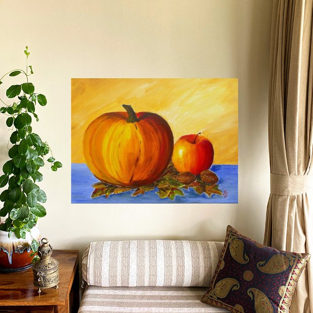 Pumpkin und Nuts Leinwanddruck (Von Creator hochgeladen)