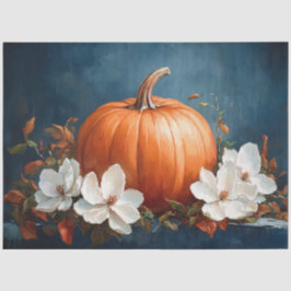 Pumpkin und White Magnolias Seidenpapier