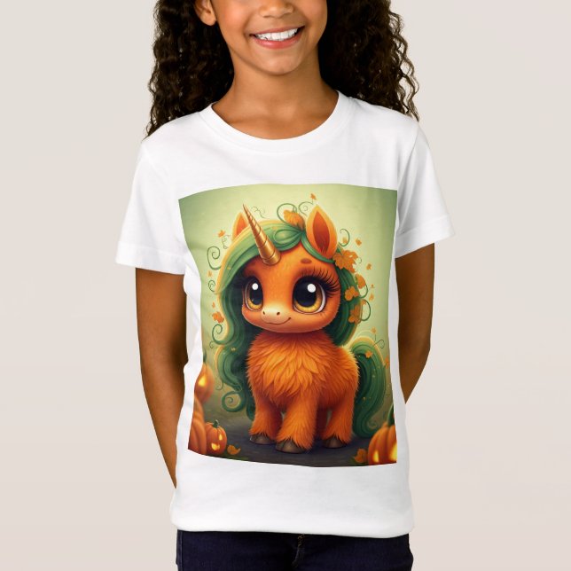 Pumpkin Unicorn T-Shirt (Vorderseite)