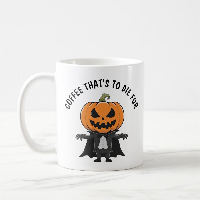 Pumpkin Vampire Kaffeetasse (Links)