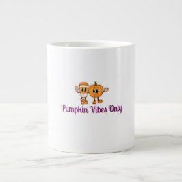 Pumpkin Vibes - Gemütlicher Latte Fall Jumbo-Tasse