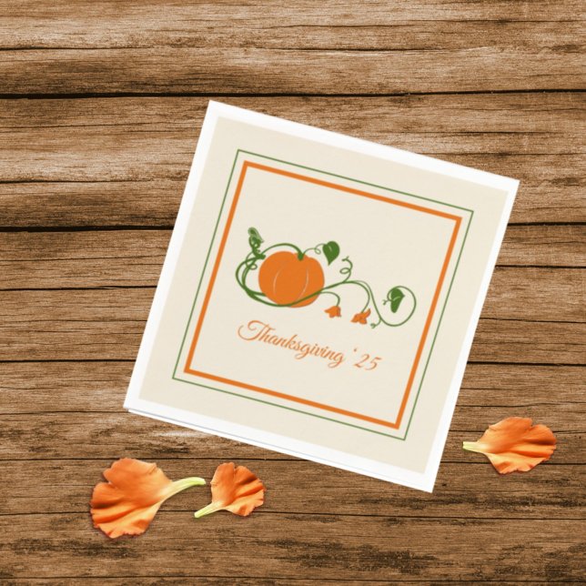 Pumpkin Vines Serviette (Von Creator hochgeladen)