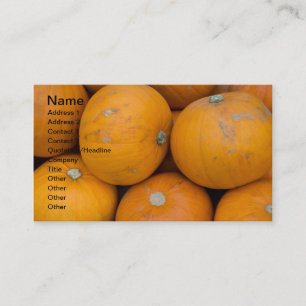 Pumpkin-Visitenkarte Visitenkarte