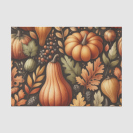 Pumpkin Wasserfarbe Herbstmuster für Herbst Seidenpapier