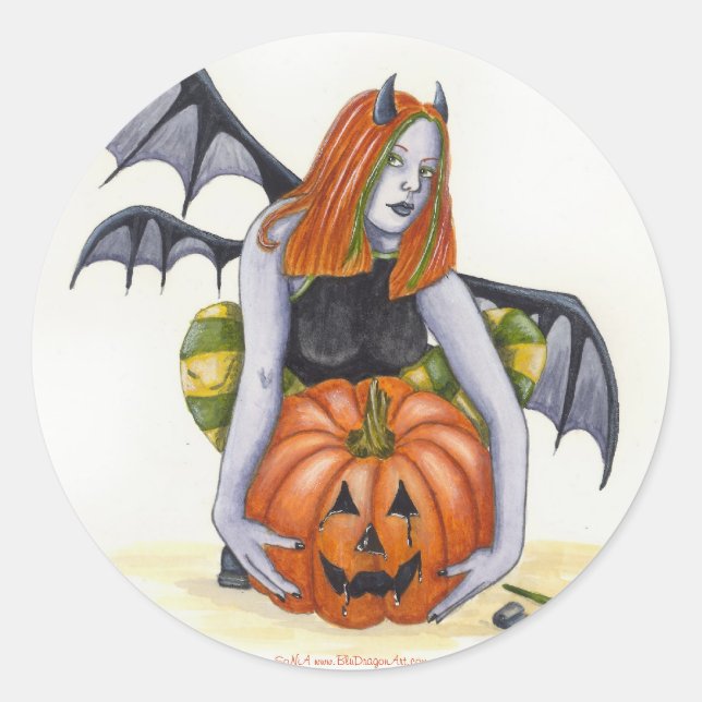 Pumpkin Watcher Sticker (Vorderseite)
