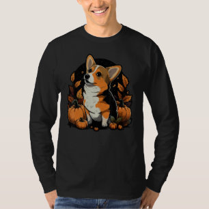 Pumpkin Welsh Corgi Kostüm auf Welsh Corgi Hallowe T-Shirt