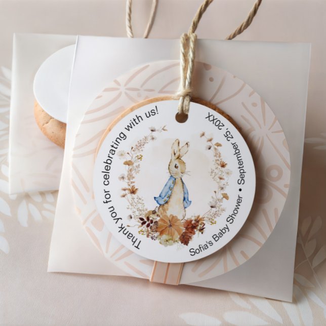 Pumpkin Whimsical Peter Rabbit Geschenkanhänger (Von Creator hochgeladen)