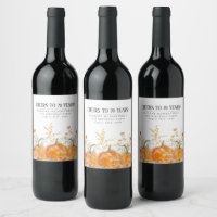 Pumpkin Wildblume 70. Geburtstag Personalisiert