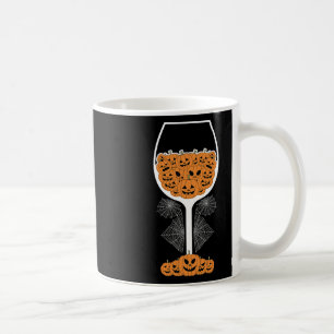 Pumpkin Wine Gl Spider Web-Kostüm Easy Halloween Kaffeetasse