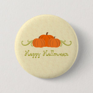 Pumpkin-Wirbel Halloween-Button Button