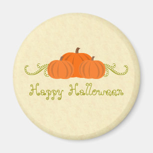 Pumpkin Wirbel Halloween Magnet