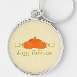 Pumpkin-Wirbel Halloween Premium-Schlüsselanhänger Schlüsselanhänger