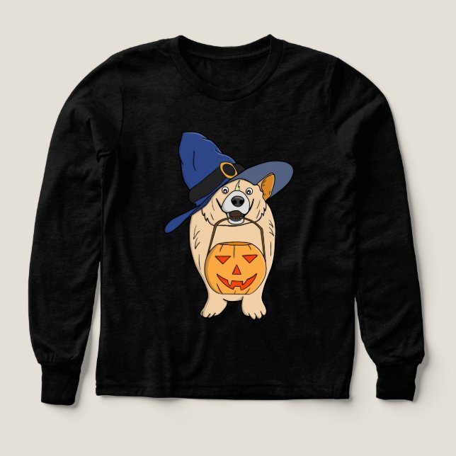 Pumpkin Witch Dog (Design Vorderseite)