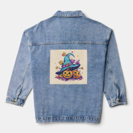 Pumpkin Women's Denim Jacket (Jean Jacket), Denim Jeansjacke