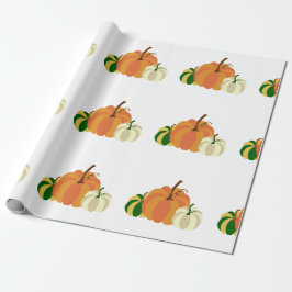 Pumpkin wrapping paper geschenkpapier