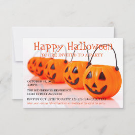 Pumpkinäckel - Einladung 3x5 Halloween-Party