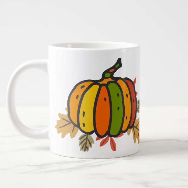 Pumpking Jumbo-Tasse (Links)