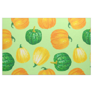 Pumpkins Aquarellmuster 2 Stoff