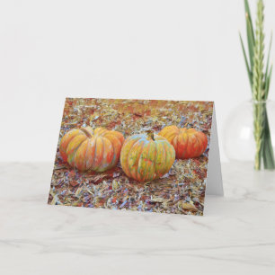 Pumpkins Art Note Card Karte