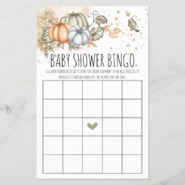 Pumpkins Baby Showroom Bingo Card Flyer