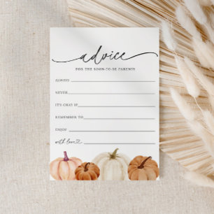 Pumpkins Babyberatungskarte Einladung