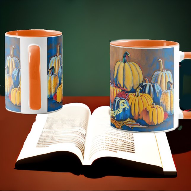 Pumpkins Bitte Herbstfarben Zuhause Akzent Party S Tasse (Fall Pumpkin Mug Thanksgiving)