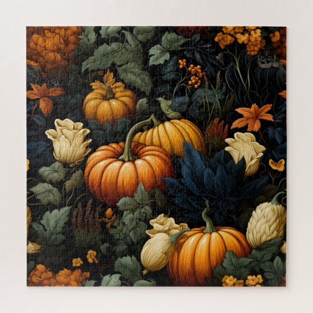 Pumpkins Blumenwettbewerb Puzzle (Vertikal)