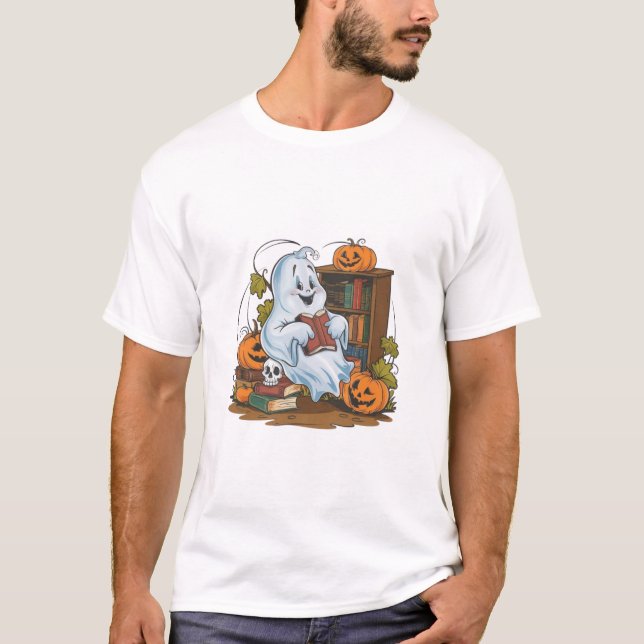 Pumpkins Bücher Herbstleaves T-Shirt (Vorderseite)
