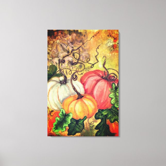 Pumpkins Canvas Print Leinwanddruck (Vorderseite)