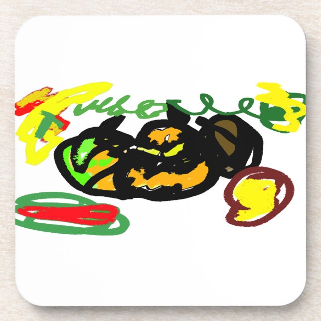 Pumpkins cool getränkeuntersetzer (Vorderseite)