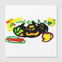 Pumpkins cool magnetkarte