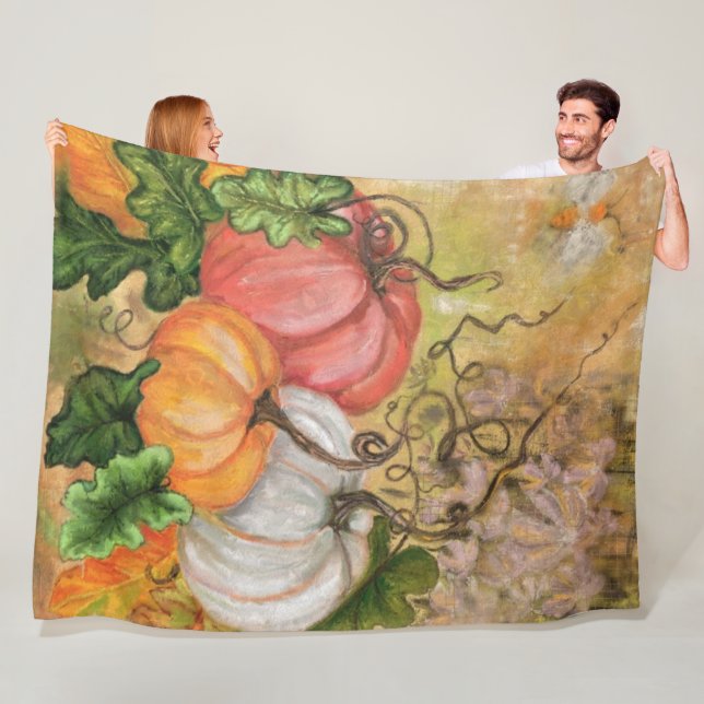 Pumpkins Fleece Blanket (Beispiel)