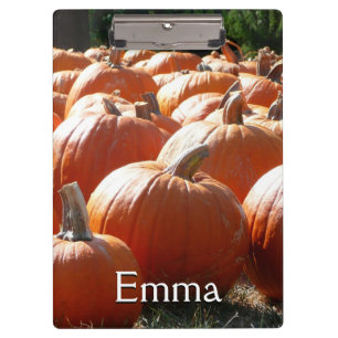 Pumpkins Foto für Herbst, Halloween oder Erntedank Klemmbrett