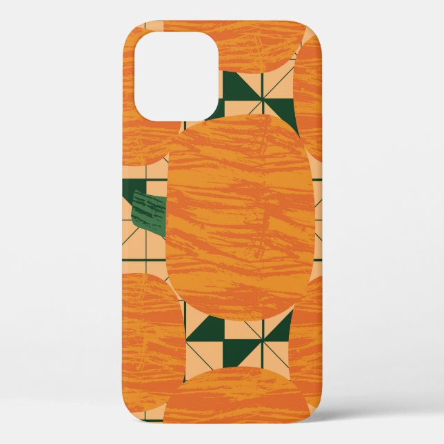 Pumpkins: Geometrisches Dreieck Retro. Case-Mate iPhone Hülle (Rückseite)