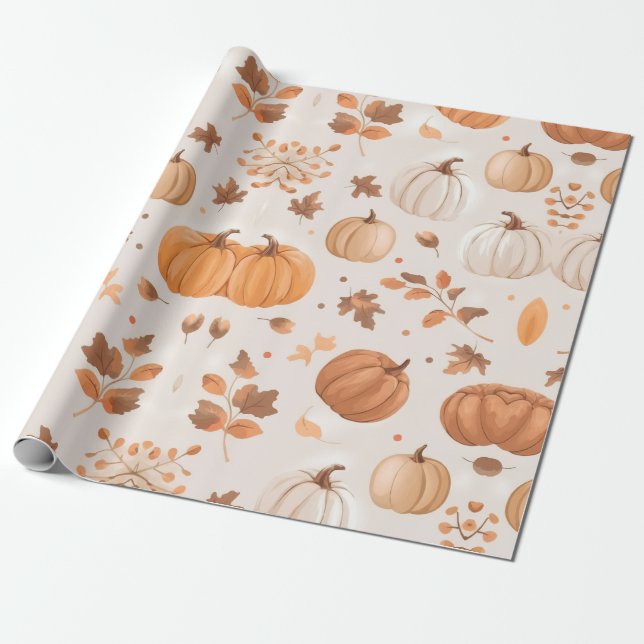 PUMPKINS GESCHENKPAPIER (Ungerollt)