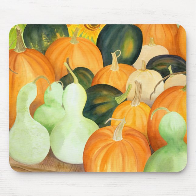 Pumpkins & Gourds Fall Mousepad (Vorne)