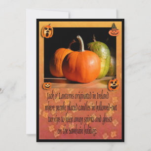 Pumpkins / Halloween Pumpkin Carving Party Einladung