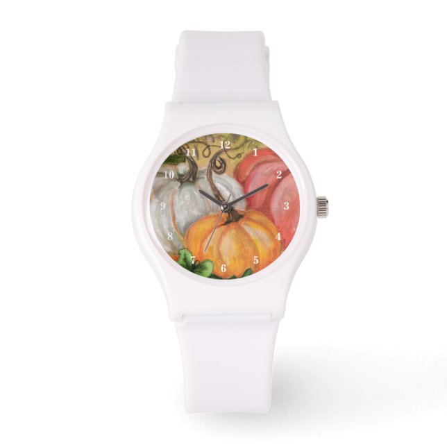 Pumpkins Halloween Watch Armbanduhr (Vorderseite)