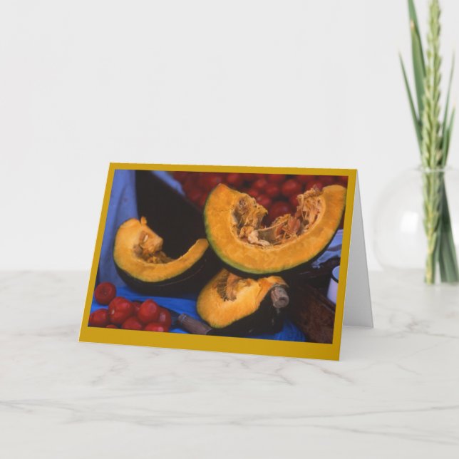 "Pumpkins" Karte (Vorderseite)