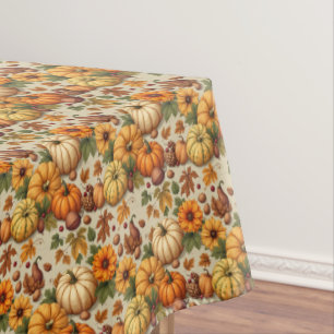 Pumpkins Obst und Blume Tischdecke