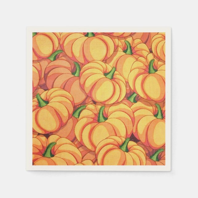 Pumpkins Paper Napkins Serviette (Vorderseite)