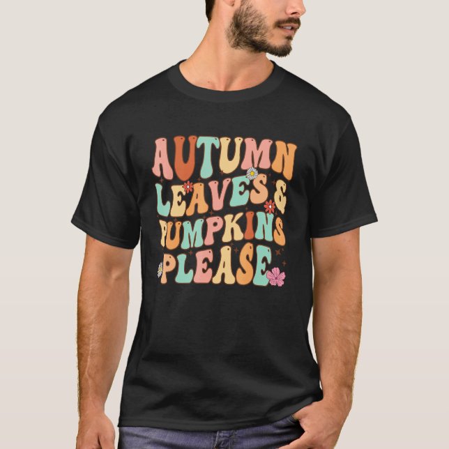 PUMPKINS & PUMPKINS BITTE Fall Saison Grap T-Shirt (Vorderseite)