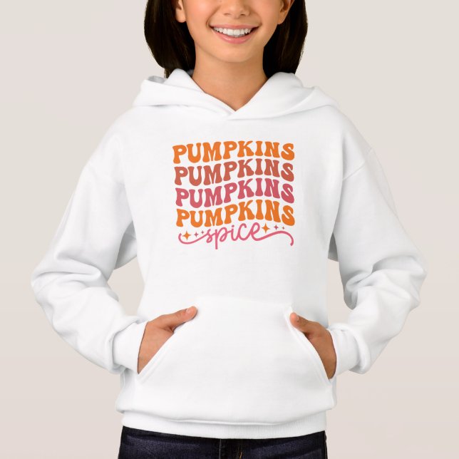Pumpkins Pumpkins Pumpkins Pumpkins Gewürze Hoodie (Vorderseite)