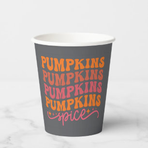 Pumpkins Pumpkins Pumpkins Pumpkins Gewürze Pappbecher