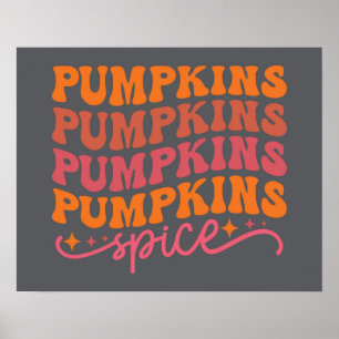 Pumpkins Pumpkins Pumpkins Pumpkins Gewürze Poster
