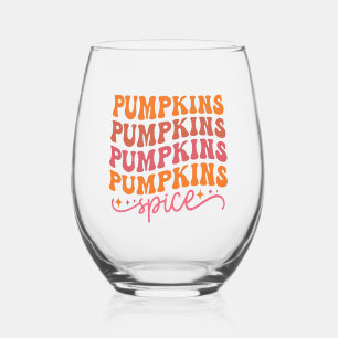 Pumpkins Pumpkins Pumpkins Pumpkins Gewürze Weinglas Ohne Stiel