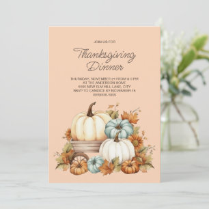 Pumpkins Rustic Boho Harvest Erntedank Dinner