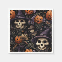 Pumpkins Skulls Blume Halloween