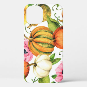 Pumpkins Sonnenblumen: Design des Aquarellmusters Case-Mate iPhone Hülle